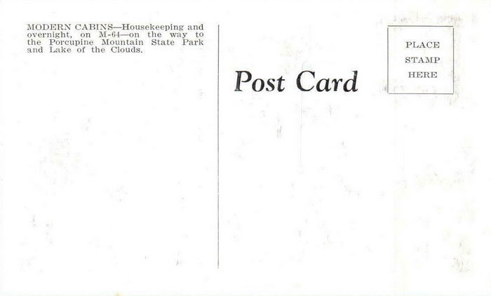 Koechers Cabins - 1950S Postcard Photo